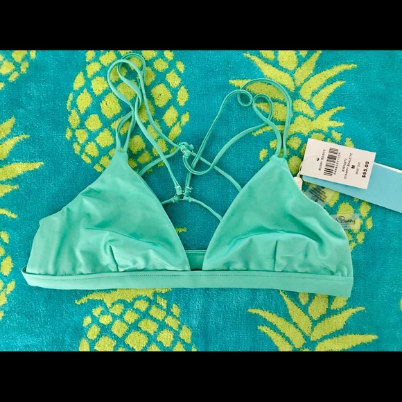 Beach Bunny Bikini in mint size med top & bottom - Picture 4 of 8